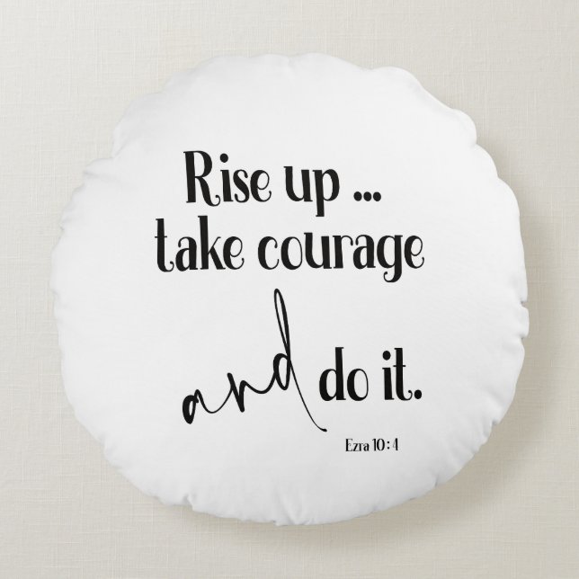 Rund fyllning för bibel verse rund kudde (Framsidan)