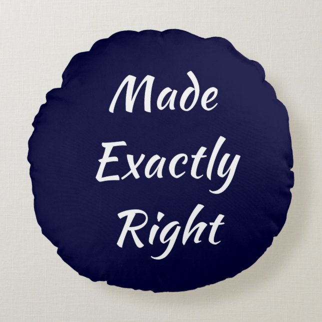 Rund fyllning för exakt Höger Kudde (Framsidan)