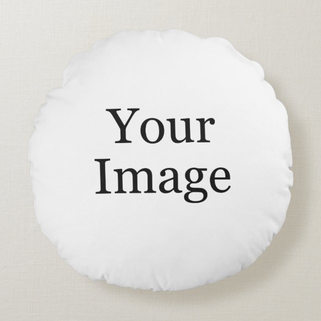 Rund fyllning för fotoomgång i anpassningsbar rund kudde (Framsidan)