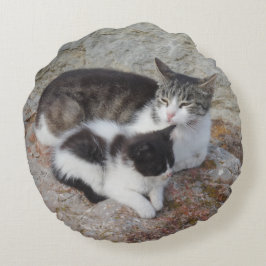 Rund fyllning för mor och Kid Kudde