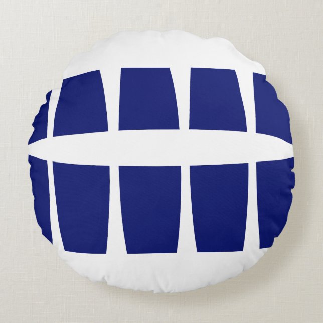 Rund fyllning för övertoning rund kudde (Framsidan)