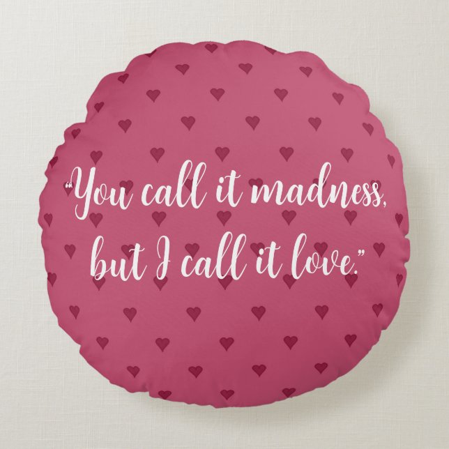 Rund fyllning för röda hörn kudde (Framsidan)