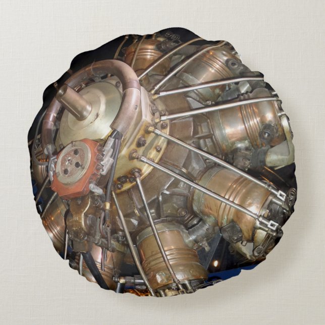 Rund fyllning för stjärnmotor rund kudde (Baksidan)