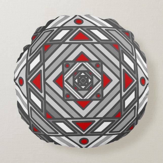 Rund fyllning för tunnelvy rund kudde (Framsidan)