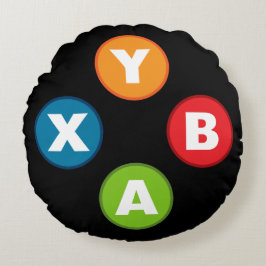 Rund fyllning för videospelarkontroll för spelaren kudde