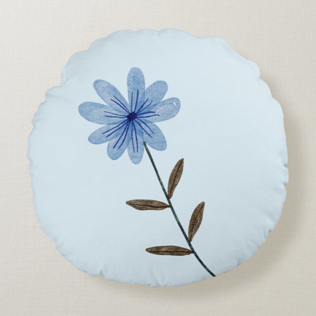 Rund fyllning kudde (Framsidan)