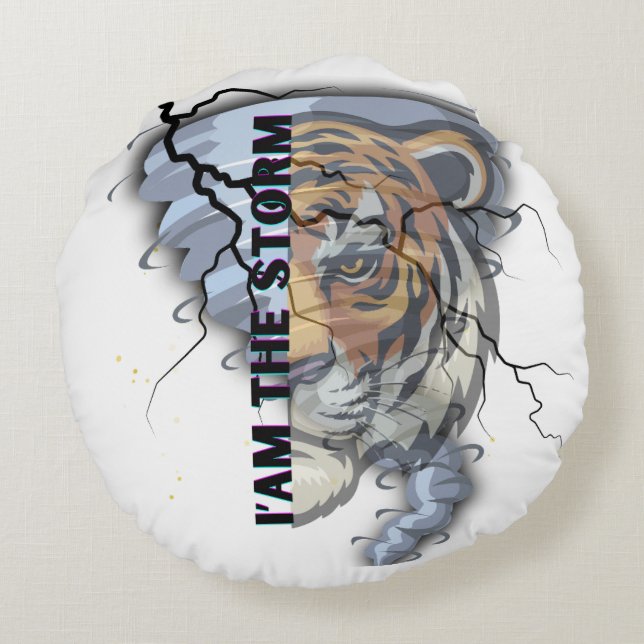 Rund fyllning kudde (Baksidan)