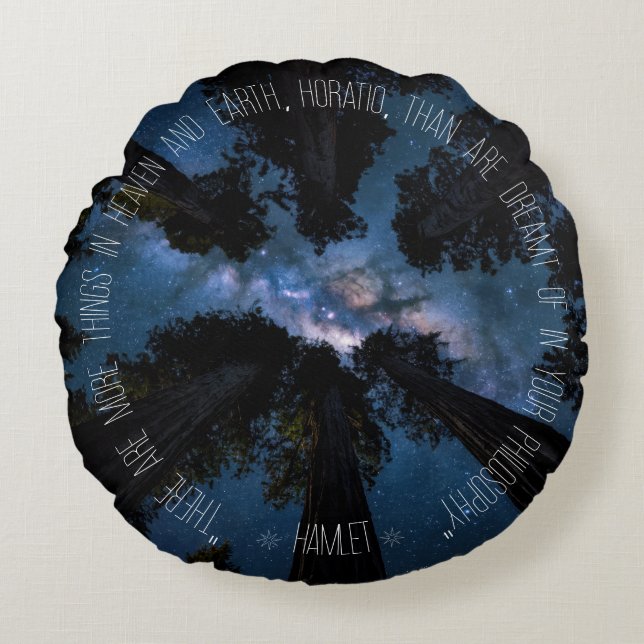 Rund fyllning kudde (Framsidan)