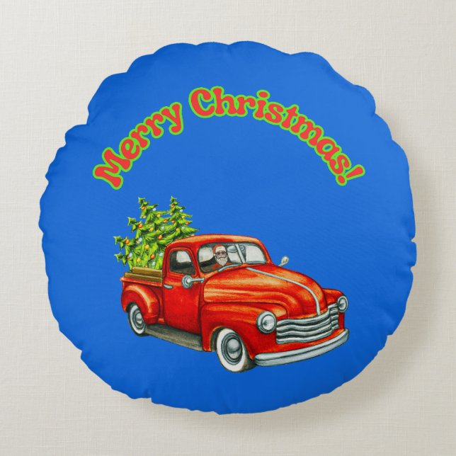 Rund fyllning kudde (Framsidan)