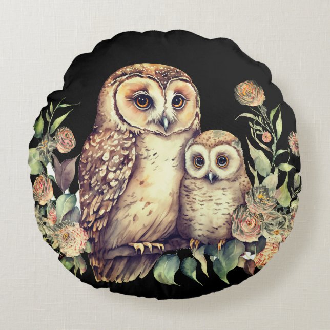 Rund fyllning kudde (Framsidan)