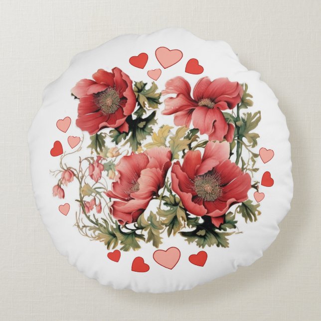 Rund fyllning kudde (Baksidan)