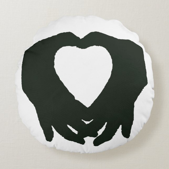 Rund fyllning kudde (Framsidan)