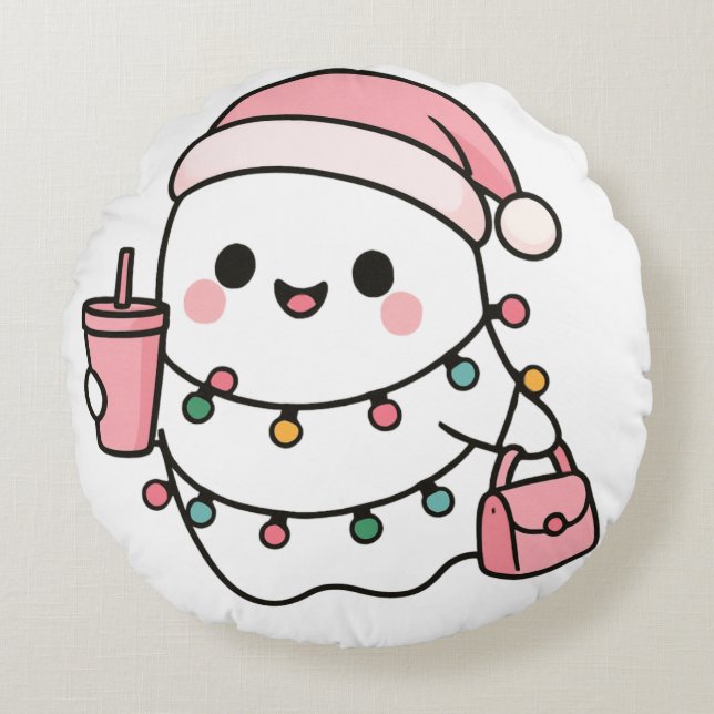 Rund fyllning kudde (Framsidan)