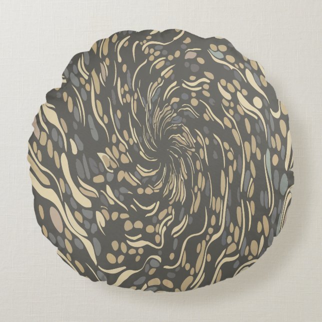 Rund fyllning kudde (Framsidan)