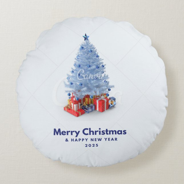 Rund fyllning kudde (Framsidan)