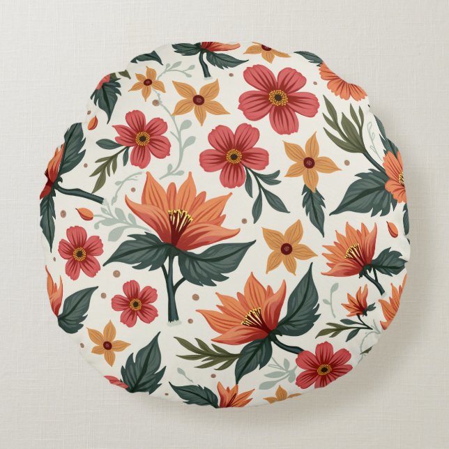 Rund fyllning kudde (Framsidan)