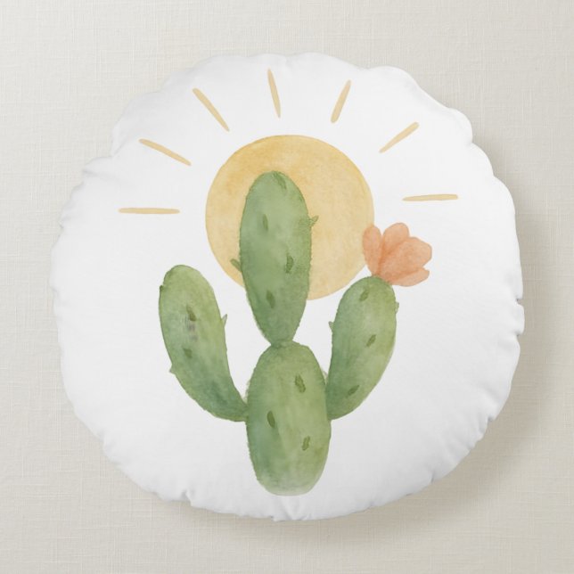 Rund fyllning kudde (Framsidan)