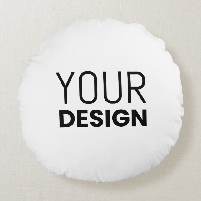 Rund fyllning kudde (Framsidan)