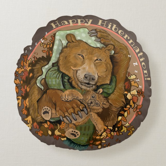 Rund fyllning kudde (Framsidan)