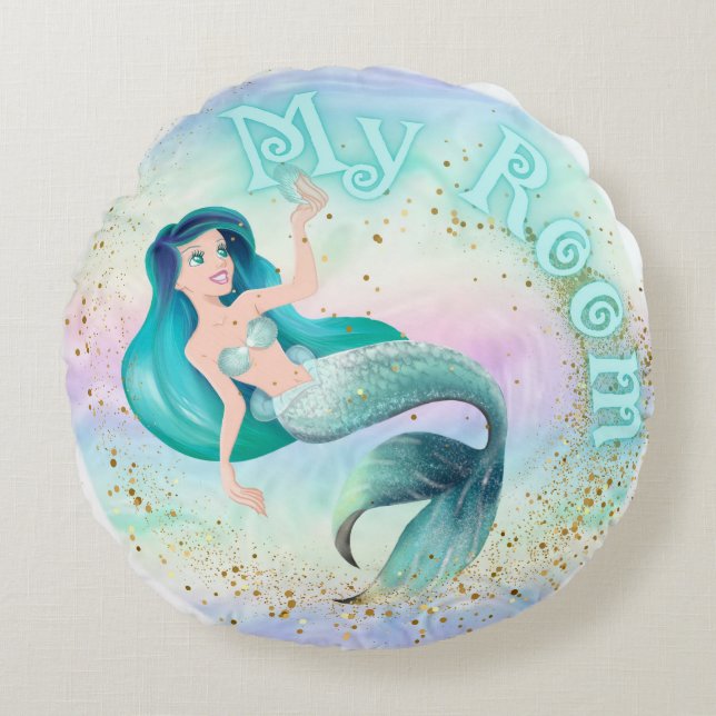 Rund fyllning kudde (Framsidan)