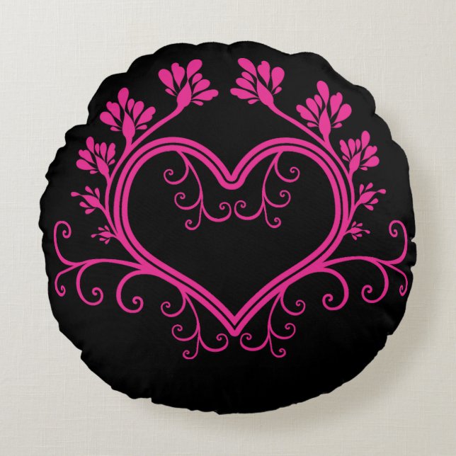 Rund fyllning kudde (Framsidan)