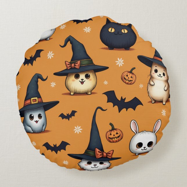 Rund fyllning kudde (Baksidan)