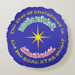 Rund fyllning rund kudde