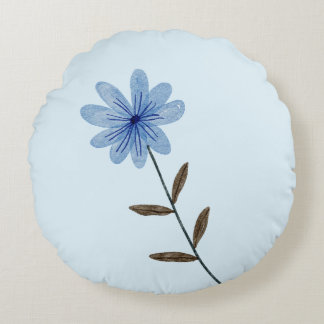 Rund fyllning rund kudde