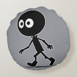 Rund fyllning rund kudde