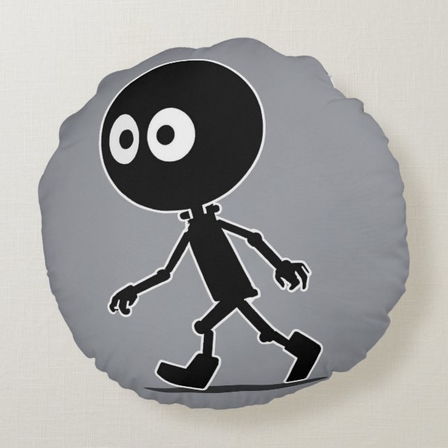 Rund fyllning rund kudde (Baksidan)