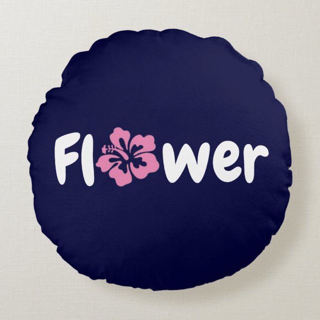 Rund fyllning rund kudde (Framsidan)