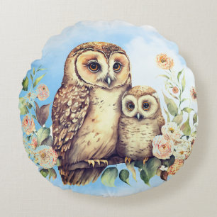 Rund fyllning rund kudde