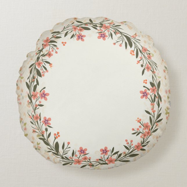 Rund fyllning rund kudde (Framsidan)