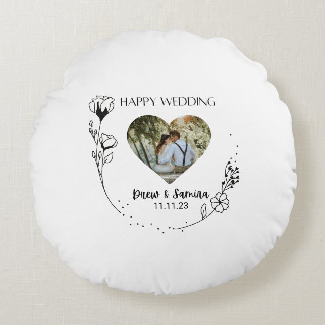 Rund fyllning rund kudde (Framsidan)