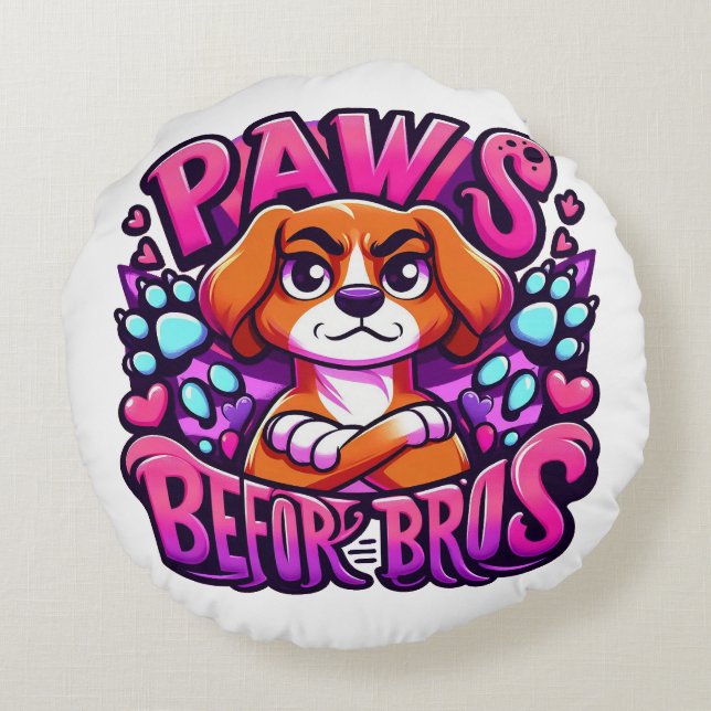 Rund fyllning rund kudde (Baksidan)