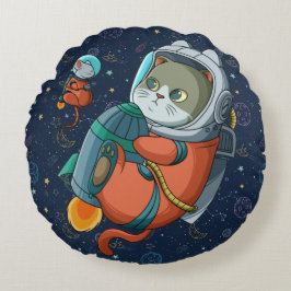 Rund fyllning rund kudde