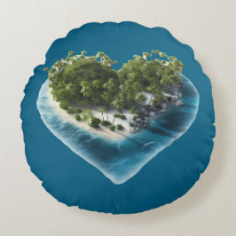 Rund fyllning rund kudde