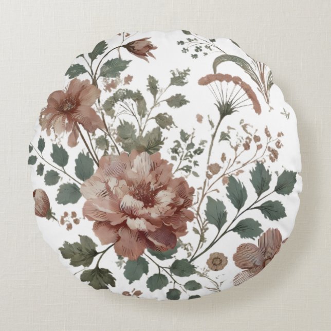 Rund fyllning rund kudde (Framsidan)