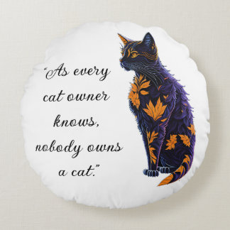 Rund fyllning rund kudde