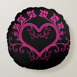 Rund fyllning rund kudde