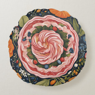 Rund fyllning rund kudde