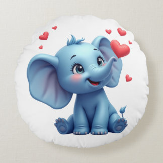 Rund fyllning rund kudde