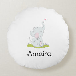 Rund fyllning rund kudde