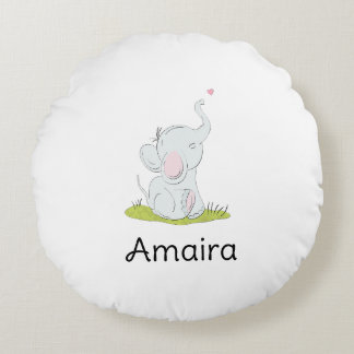 Rund fyllning rund kudde