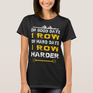 Rund gräsklippare Row Oar Rower T Shirt