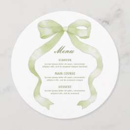 Rund Grönt för elegant Meny