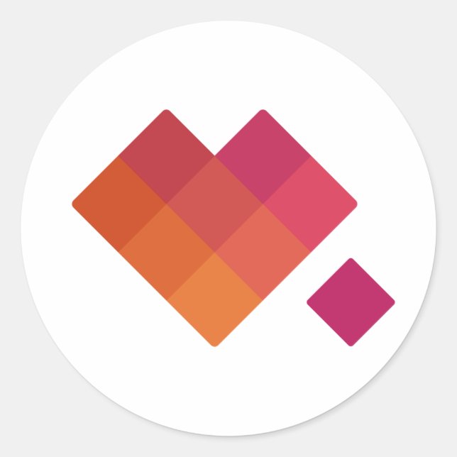 Rund GWC-Logotyp, etikett (Framsida)