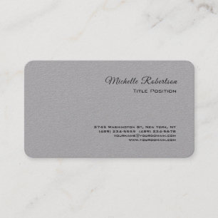 Rund hörn Grått Modern minimalistisk Professionell Visitkort