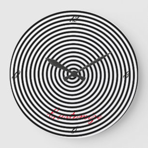 Rund hypnos Spiral Thunder_Cove Stor Klocka