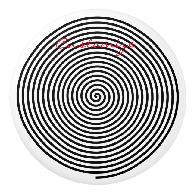 Rund Hypnosis Spiral Thunder_Cove Pet Knopp (Framsidan)